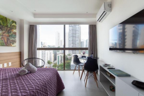 Rooftop #1006 - Studio na Praia por Carpediem